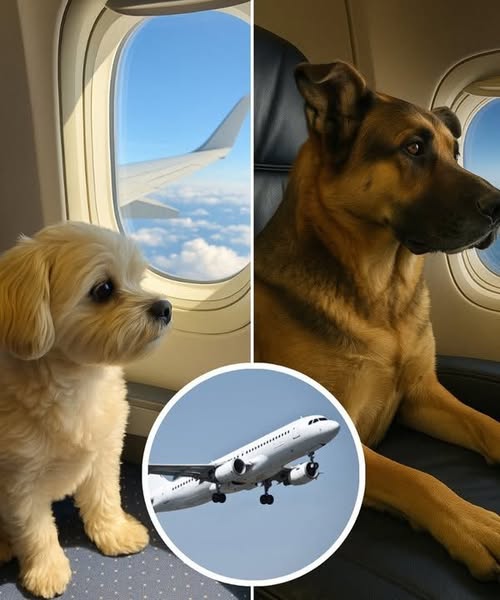 AIRLINE TO ALLOW CATS AND DOGS TO FLY INSIDE THE CABIN WITH THEIR OWNERS.. The move was thoroughly applauded by pet lovers. ✈🐶 Watch more in comment 👇
