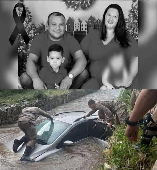 Family found in car in river they were with their m…See details