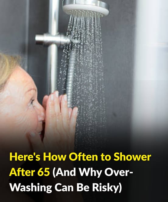 From age 65, how often should you shower (and why over-washing can be harmful to your health) Check 1st comment 👇👇
