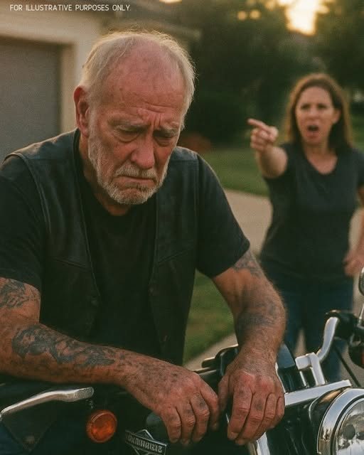 My 73-year-old father just blew his entire retirement fund on a $35,000 Harley Davidson instead of helping me pay off my loans, and he has the nerve to call it his \”last great adventure.\” For five decades, he wasted his life in that grimy motorcycle repair shop, hands permanently stained with grease, smelling of motor oil and cigarettes, embarrassing me in front of my friends with his faded tattoos and leather vest. Now that he\’s finally sold the shop, instead of doing something useful with the money like helping his only daughter get out of debt or putting a down payment on a condo I\’ve been eyeing, he\’s \”investing in his happiness\” with a ridiculous midlife crisis motorcycle. Yesterday, when I confronted him about his selfish decision, he actually laughed and said, \”Sweetheart, at my age, all crises are end-of-life crises.\” As if that\’s funny. As if his responsibility to support me ended just because I\’m 42. He doesn\’t understand that I deserve that money more than he does – I have decades ahead of me, while he\’s just going to ride that stupid bike until his heart gives out on some remote highway. My friends all agree that parents should help their children financially, especially when they have the means. But Dad just keeps talking about \”the call of the open road\” and how he\’s already booked a three-month cross-country trip, riding through places he\’s always wanted to see \”before it\’s too late.\” Too late for what? Too late to be a responsible father who puts his child\’s needs first? I\’ve already had to cancel my Bahamas vacation because of my financial situation, while he\’s planning to \”live free\” on the highway. It\’s not fair that I\’m trapped in my assistant manager job, drowning in debt, while he throws away what should have been my inheritance on some pathetic last-ditch attempt to feel young again. But I had decided to take his retirement fund even if he don\’t gives me. I had all the rights and power to snatch that money from him…. (Check out the comment to see how the old man taught her a lesson)