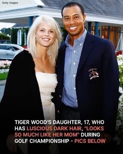 Tiger Woods’ grown-up daughter Sam who has her “daddy’s smile” appeared as a caddie during PNC Championship. 😮 Her pics in the comments. 👇