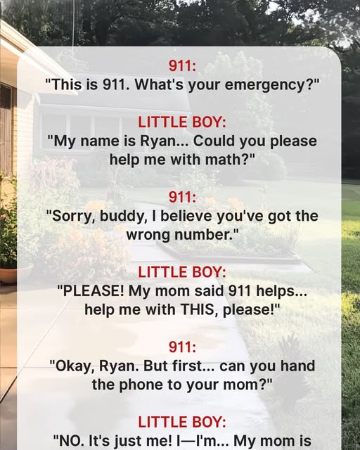 Boy Calls 911 to Ask For Help with Math, Cops Soon Realize He Needs Real Help