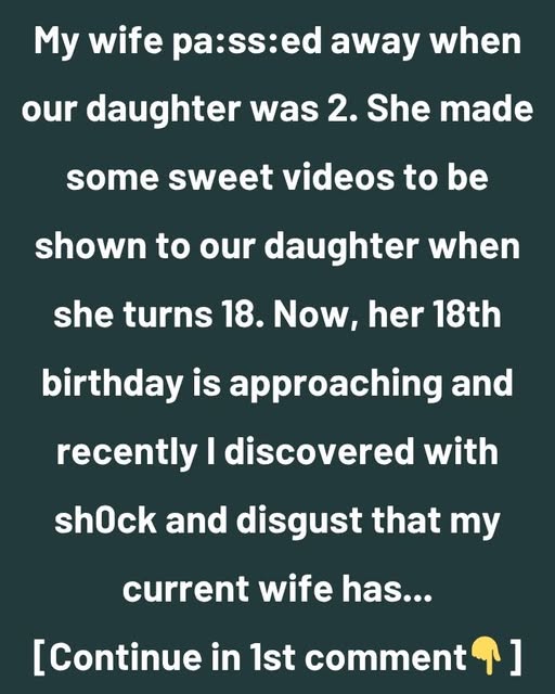 Man Wants to Keep Late Wife’s Memory Alive for Their Daughter, Is Sh0cked by His New Wife’s Cru.el Quirk