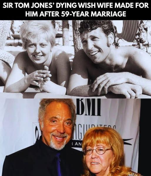 In a touching revelation, Tom Jones spoke about the last words his late wife Linda said to him before her passing due to cancer.(check in the first comment👇)