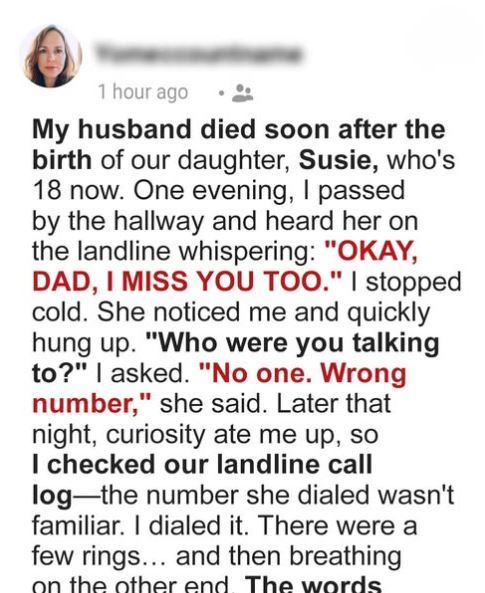 I Heard My Daughter Whisper ‘I Miss You, Dad’ into the Landline