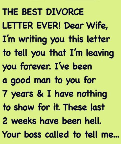He Sent a Divorce Letter — But She Had the Last Word