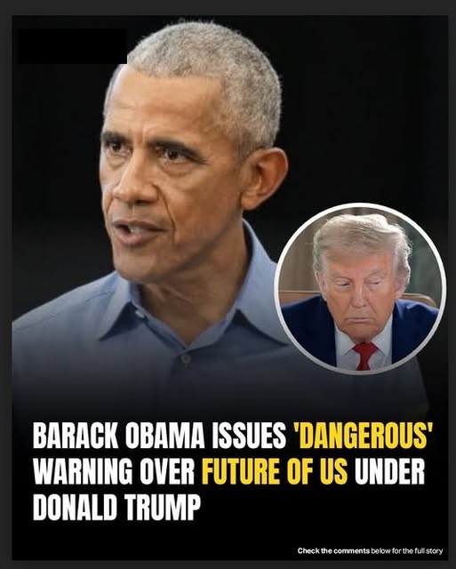 🔴Obama breaks silence with chilling warning: “Trump’s return threatens the entire nation” 😨 Here’s what he said, and why it has everyone on edge — full statement in comments👇