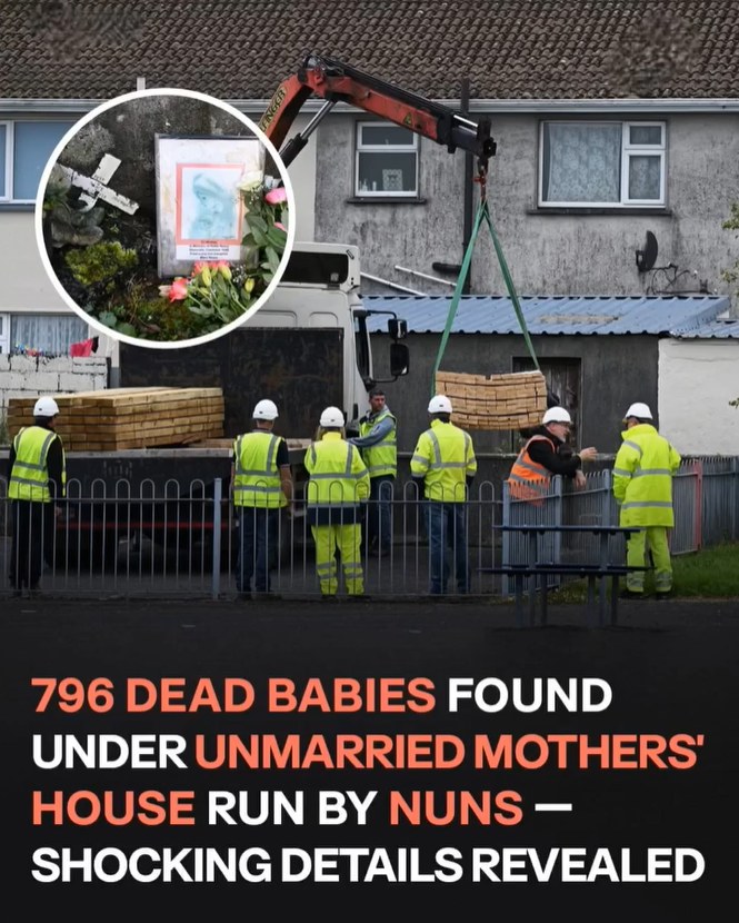 A mass burial site was discovered in a former sewage tank, containing the remains of babies aged from 35 fetal weeks to three years old. 😓