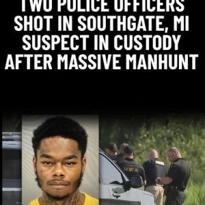 TWO POLICE OFFICERS SHOT IN SOUTHGATE — SUSPECT ARRESTED AFTER MASSIVE MANHUNT…Full story in the comments