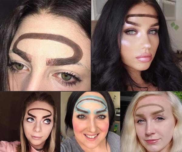 The latest eyebrow trend taking the internet by storm 👀