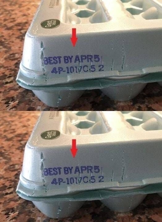 Pay attention to this date from now on. It\’s not an ordinary expiration date. After working for years and years in grocery stores, I see that most people just randomly buy eggs without really noticing this detail…. I never knew this before, check the first comment ⤵