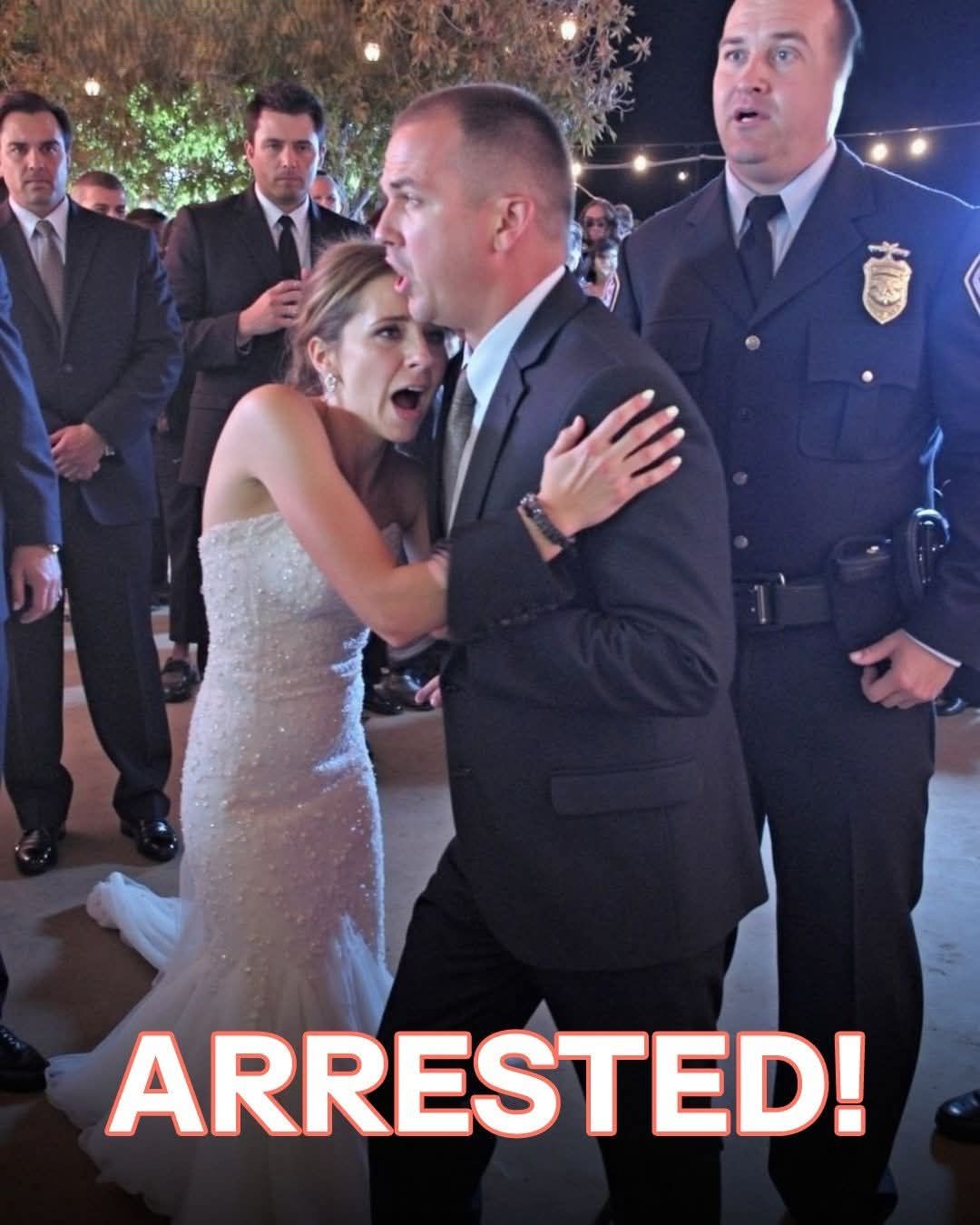 When my boyfriend asked me to spend FOREVER with him, I pictured lazy Sundays and a little house with a tire swing. I said YES in a heartbeat! So, on our wedding day, we stood at the altar, just seconds away from becoming a family in front of God. The priest asked if anyone objected. Then, out of nowhere, this strange man showed up, yelling, “I OBJECT! YOU’RE NOT DOING THIS WITH HER!” Before I could even blink, the COPS burst in, grabbed my fiancé, and dragged him away! I ran to them, shouting for them to stop! But seconds later, I found out the reason for this scene, and it just broke my heart. 😨