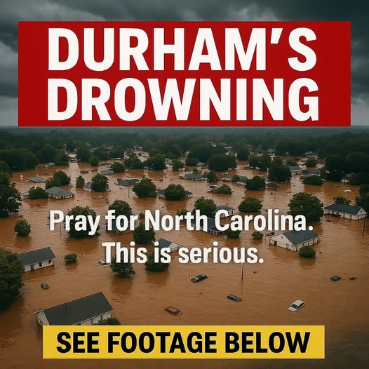 Durham is underwater – real footage from last night shows people…See more