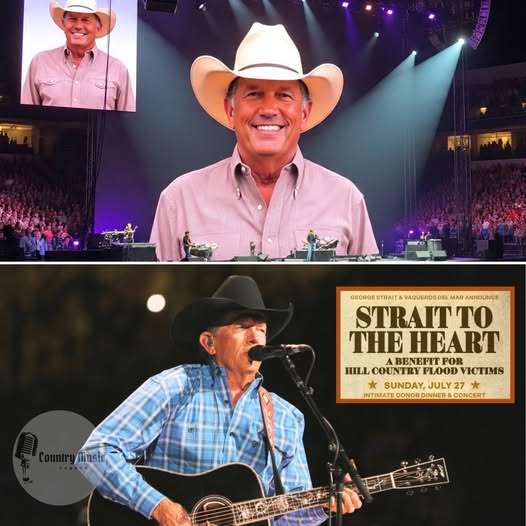 In an unexpected move, George Strait revealed plans for a private, invite-only concert dedicated to raising immediate aid for flood victims in the Texas Hill Country. Instead of performing at a large venue or broadcasting to millions, he selected a small indoor arena in Boerne, Texas, with a capacity of just 1,000 — creating an intimate evening that includes dinner and a strong purpose. (check in the first comment👇)
