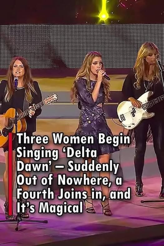 Three Women Begin Singing ‘Delta Dawn’ – Suddenly Out of Nowhere, a Fourth Joins in, and It’s Magical (VIDEO) 🤩 Check the first comment👇