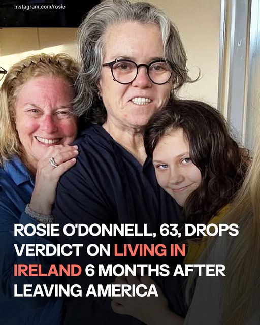 Rosie O’Donnell got candid about her life in a foreign country. ⬇️