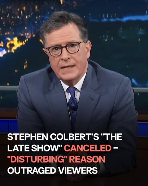 “This is a crazy, CHILLING decision,” 😤 exclaimed a viewer. Full DETAILS about the cancellation of “The Late Show with Stephen Colbert.”