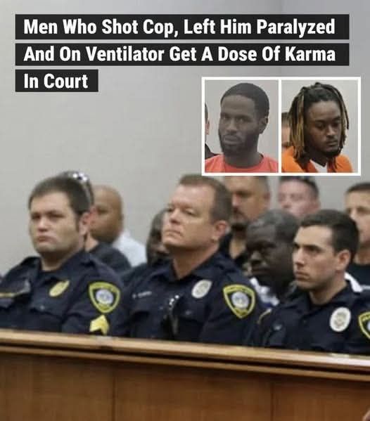 Men Who Shot Cop, Left Him Paralyzed And On Ventilator Get A Dose Of Karma In Court
