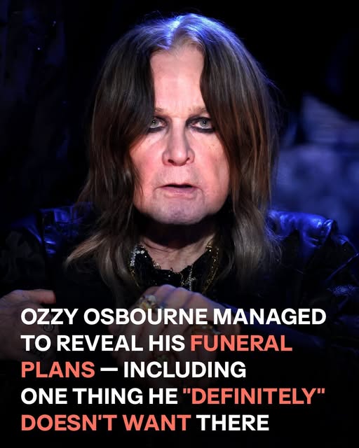 Ozzy Osbourne’s wish for his funeral, which he revealed IN DETAIL. 😳⬇️