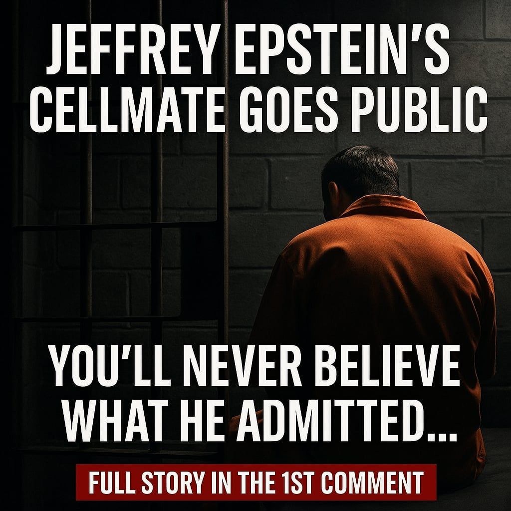 JEFFREY EPSTEIN’S CELLMATE GOES PUBLIC — AND IT’S EXPLOSIVE 👇