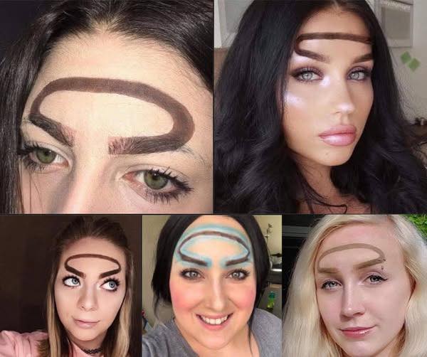The latest eyebrow trend taking the internet by storm 👀