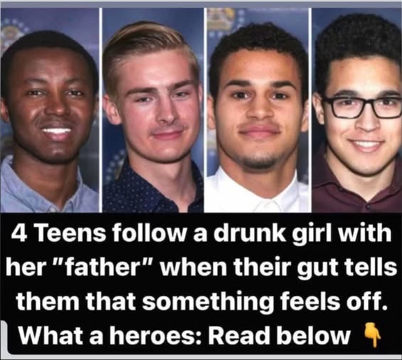 Four brave skateboarding teens save drunk 15-year-old girl from seual assault