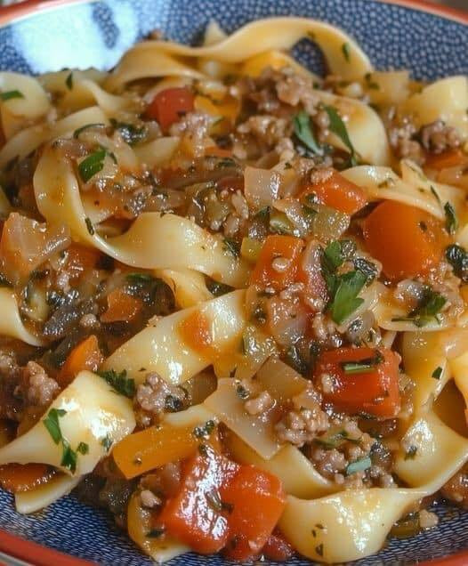 “This Italian drunken noodle recipe has been a family favorite for a while. Great flavors and we end up making a double batch every time we make it.” Full recipe 👇