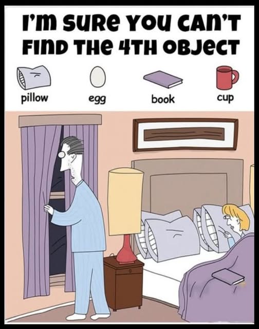 99% of people can’t find the 4th object—are you one of the 1% who can? Look closely, it\’s right there! Think you\’ve solved it? The answer is in the first comment! 👇🔍