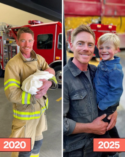 I ADOPTED A BABY LEFT AT A FIRE STATION 🚒💔 — 5 YEARS LATER, A WOMAN SHOWED UP ON MY DOORSTEP AND SAID, “YOU HAVE TO GIVE MY CHILD BACK.” What she revealed next changed everything. ⬇️