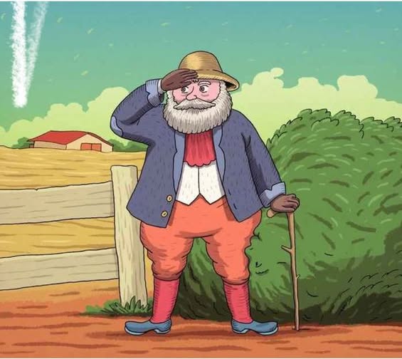 “Optical Illusion Test”: Find the Old Man’s Wife in 6 Seconds Find the test in the comments 👇