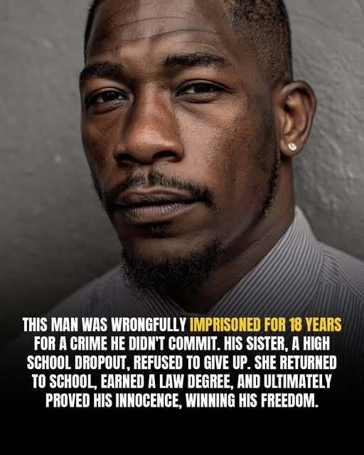 She dropped out of high school. He was wrongfully jailed for 18 years. What she did next will leave you speechless. Read More In Comments👇👇👇