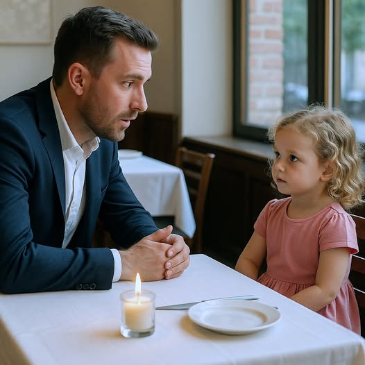 HE THOUGHT HIS BLIND DATE STOOD HIM UP 💔 — Until a 4-Year-Old Girl Walked In Alone and Said, “My Mommy Sent Me.” What Happened Next Changed His Life Forever… 👇