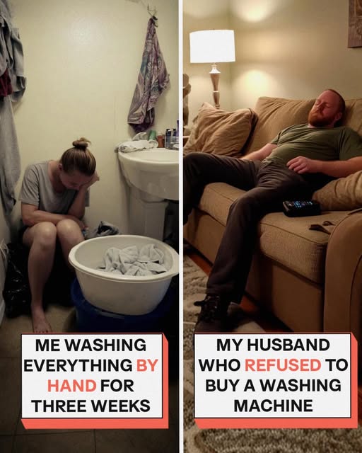 My Husband Made Me Wash Baby Clothes BY HAND While He Paid for His Mom’s Vacation — 3 Weeks Later, He Came Home Screaming When He Learned the Lesson I Taught Him 😳🔥