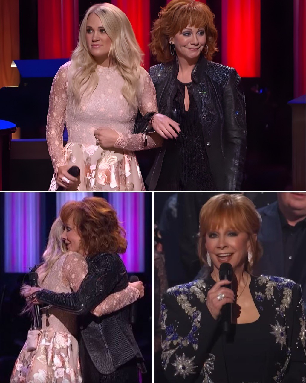 Reba was on fire at the Grand Ole Opry, and the night just kept getting better. The lineup was already stellar with Reba and Vince Gill—but then two country icons showed up: Dolly and Carrie. The crowd went absolutely nuts. Then Reba started singing Does He Love You… and out walks Carrie Underwood. Their duet? Absolutely magical. The energy in the room? Next level. Country fans will be talking about this one for years. (check in the first comment👇)