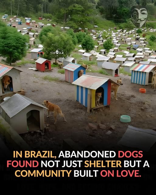 🏡 A Whole Village… Just for Dogs! 💛 In Brazil, volunteers built something truly magical — an entire village where homeless dogs have their own little houses, open fields to play, and hearts full of hope. 🌿 What started as an act of kindness became a home for hundreds of forgotten souls — proving that love doesn’t need words, only action. ❤️🐾 👉 Read the full story in the comments 👇