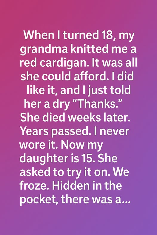 The Cardigan I Ignored Became My Most Precious Memory