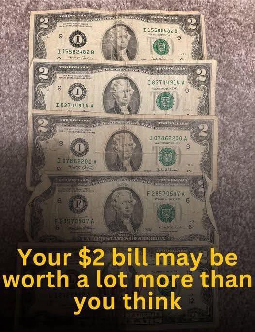 Got $2 bills? Well, their value might shock you! Hold your hat before you check the comments👇