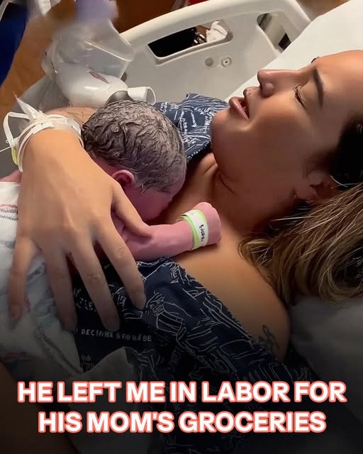 I Was in Labor With Our First Baby — and My Husband LEFT Me to Go Carry His Mom’s Groceries 😳💔 He Called ME Selfish While I Was Giving Birth to His Daughter…