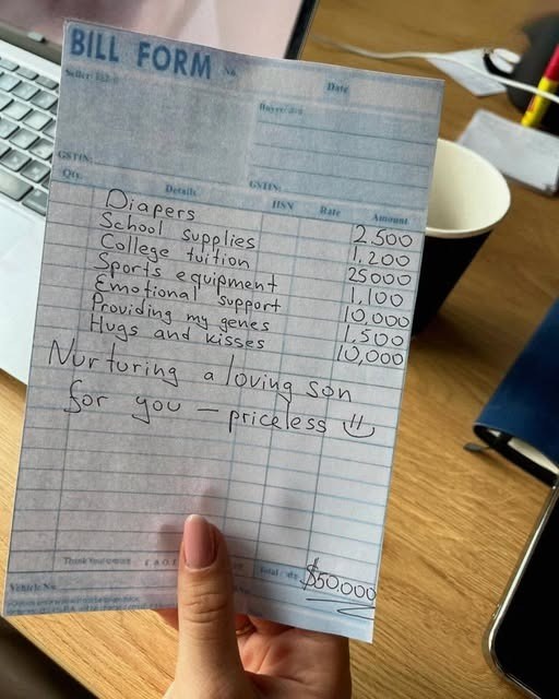 On our anniversary my MIL handed me a $50,000 bill for “raising her son” — I refused to pay. Instead I served a quiet, savage revenge that left her speechless and everyone at the table stunned (See comments).