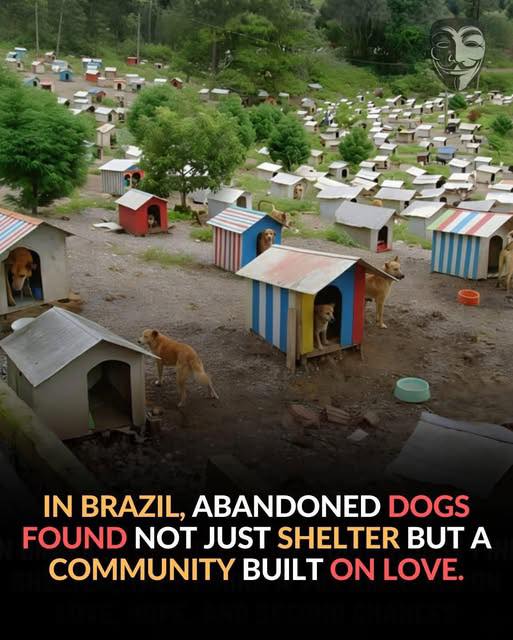 🏡 A Whole Village… Just for Dogs! 💛 In Brazil, volunteers built something truly magical — an entire village where homeless dogs have their own little houses, open fields to play, and hearts full of hope. 🌿 What started as an act of kindness became a home for hundreds of forgotten souls — proving that love doesn’t need words, only action. ❤️🐾 👉 Read the full story in the comments 👇
