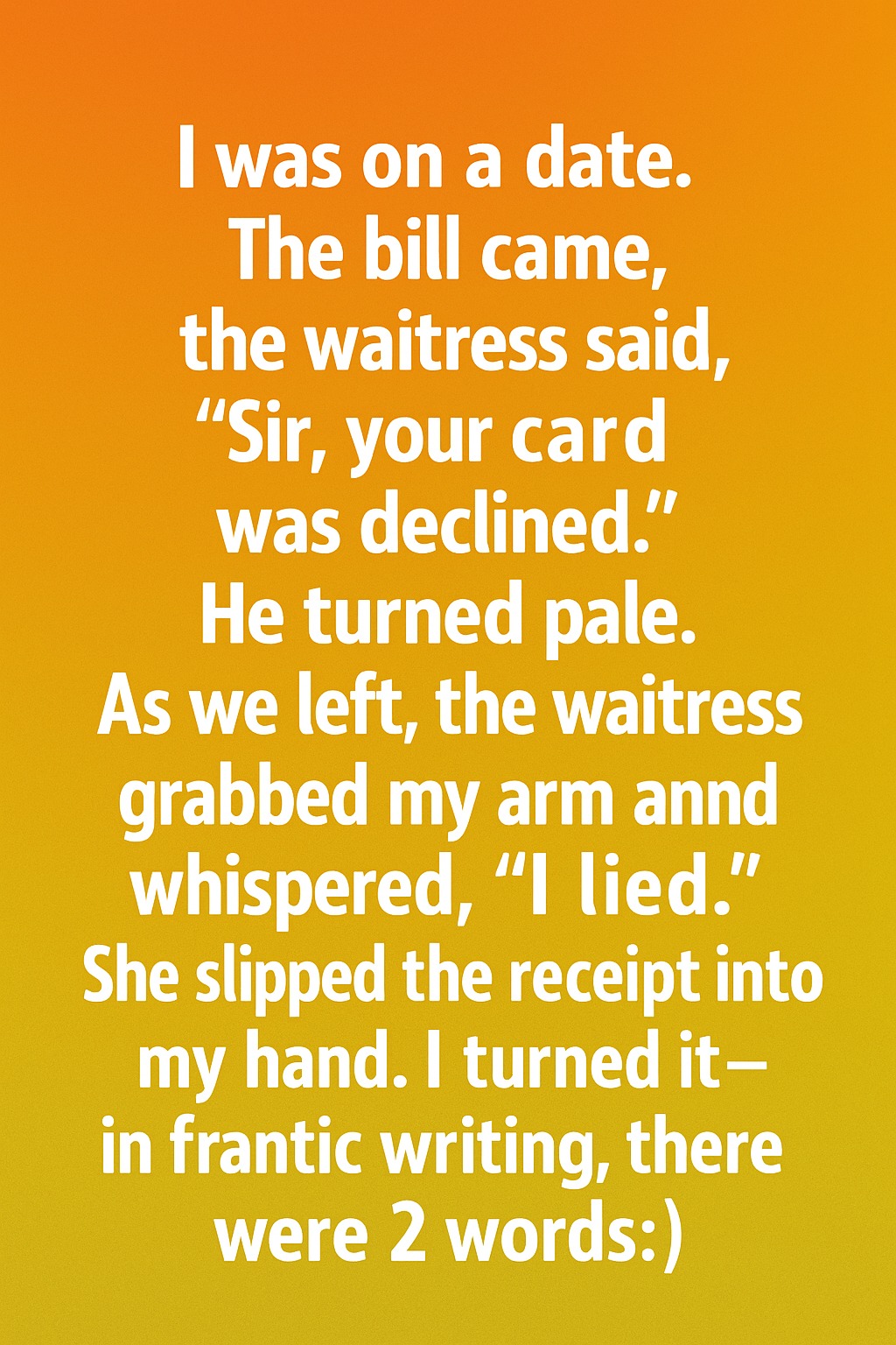 It Was Supposed to Be Just a Date — Then Kindness Changed Everything