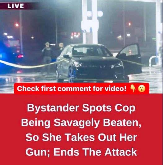 Bystander Sees a Police Sergeant Being Brutally Beaten — What She Does Next Leaves Everyone in Absolute Shock 😳🚨👇