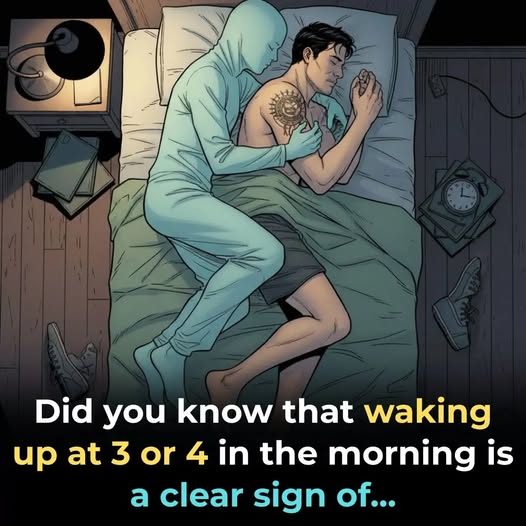 😯Did You Know That Waking Up At 3 Or 4 In The Morning Is A Clear Sign Of… See More