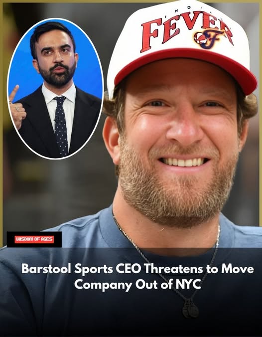 “After Zohran Mamdani’s Victory, Barstool Boss Flirts with Leaving NYC—Why the Panic?” (check in the first comment👇)