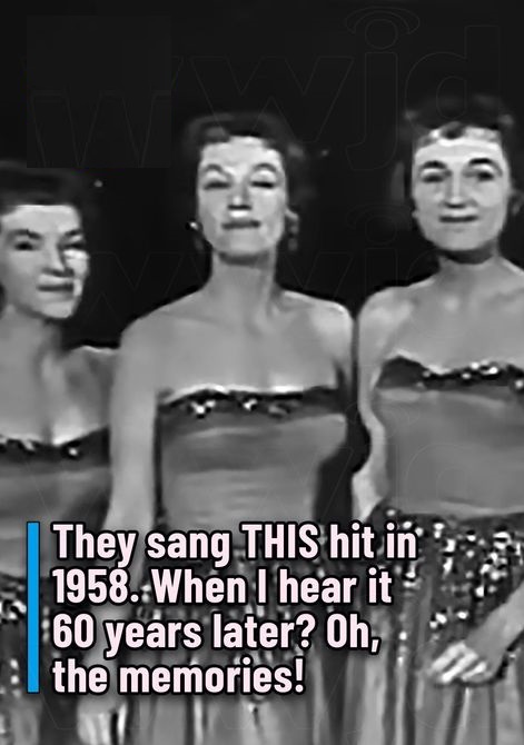 They sang THIS hit in 1958. When I hear it 60 years later? Oh, the memories!Check the first comment👇👇…