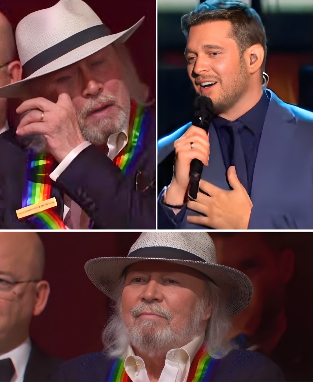 Some performances touch your ears… but a few go straight to the heart 💔🎶 Michael Bublé’s rendition of “How Can You Mend a Broken Heart” at the Kennedy Center Honors left Barry Gibb in tears — and the entire room stunned, emotional, and breathless. 👉 Watch the moment in the first comment 👇