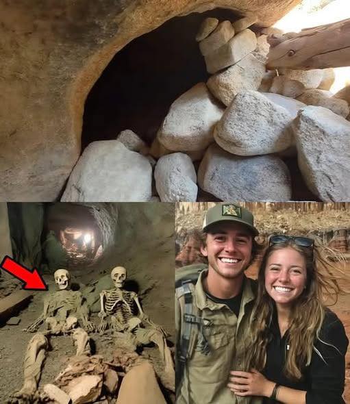 In 2011, Sarah and Andrew left for a weekend camping trip in Utah’s desert — but they never came back. Their car was later found abandoned, hazard lights still flashing, GPS leading toward an old uranium mine…then silence. Eight years later, inside that very mine, two figures were found seated side by side — preserved as if frozen in time. What investigators uncovered next was more ch!lling than any desert ghost story…Read more(Link in first comment 👇)