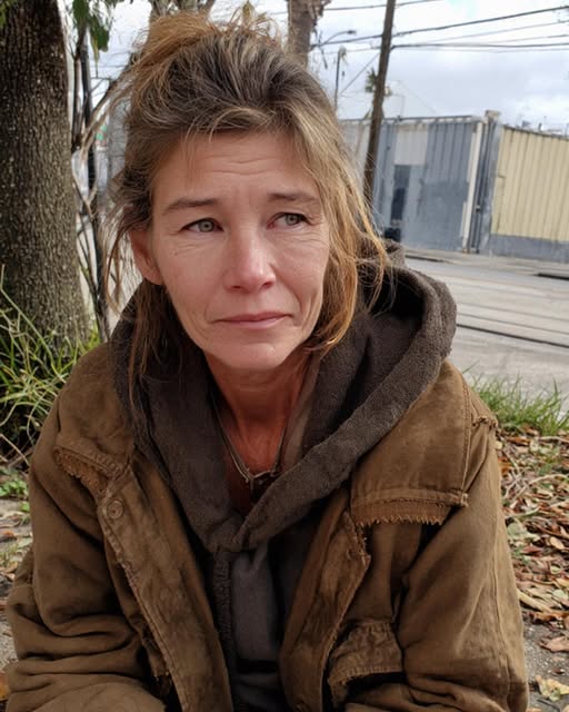 I gave my jacket to a homeless woman one lonely Thanksgiving… and two years later, she showed up at my door holding a black backpack — and said something that stopped my heart. 👉 Full story continues in the first comment 👇