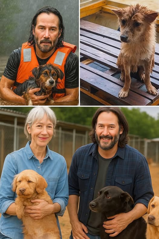 💔 From John Wick to Real-Life Savior: Keanu Reeves quietly rescues 40 stranded dogs from flood zones — and builds them a sanctuary that’ll break your heart. 😭🔥 👉 Read the full story in the comment below ⬇️