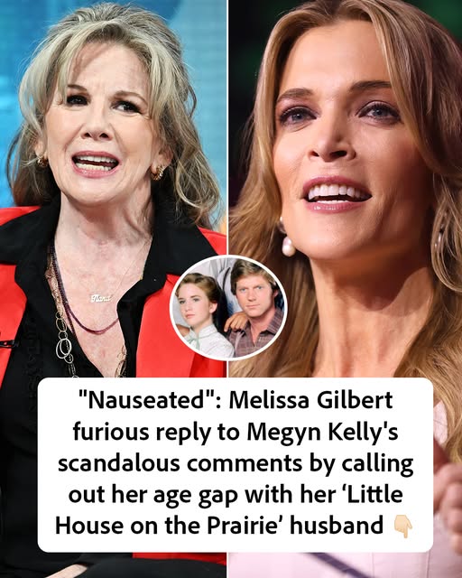 After Megyn Kelly’s controversial statements, Melissa Gilbert hits back, pointing out the age difference with her ‘Little House on the Prairie’ spouse. (check in the first comment👇)